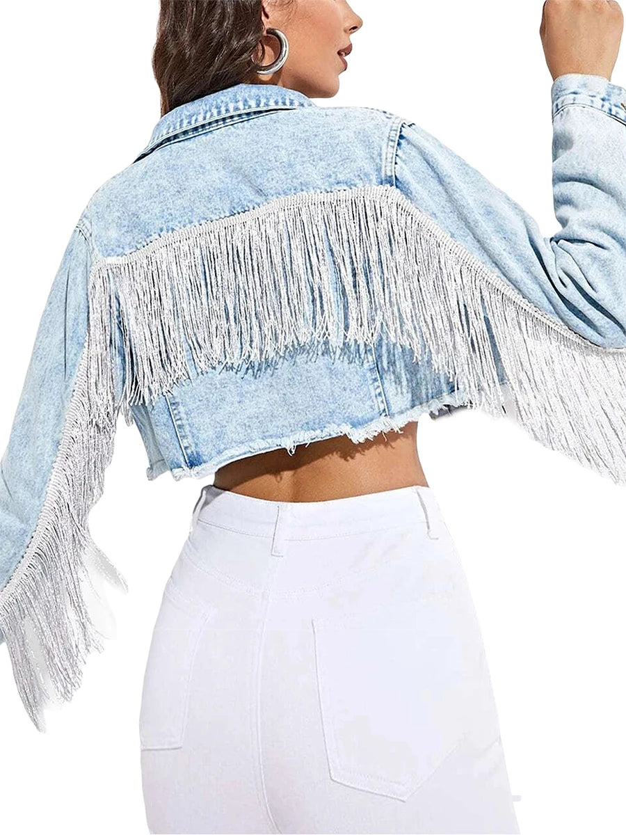Tassel Denim Jacket